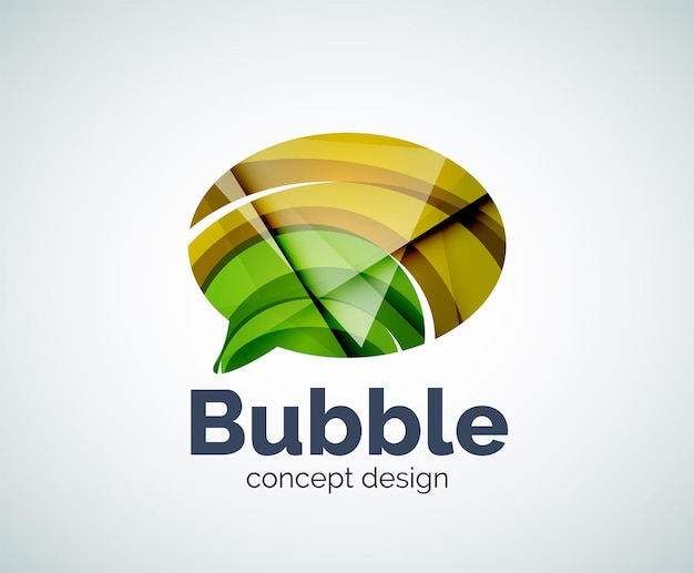 Bubble logo template