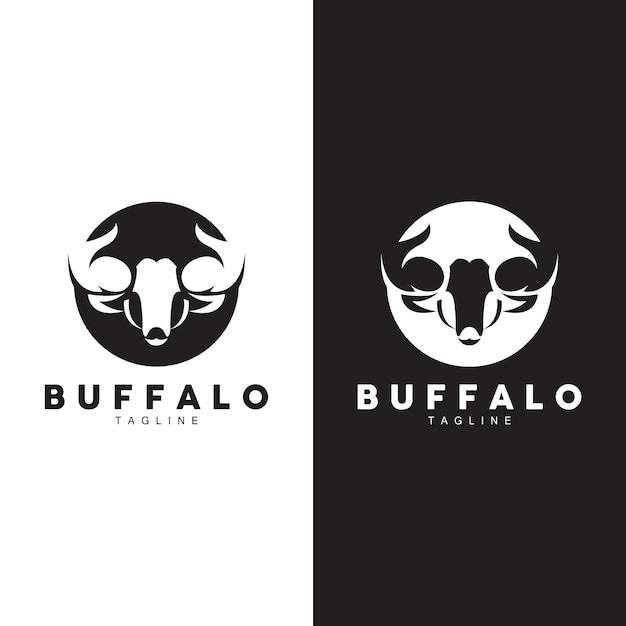 Buffalo Logo Templet Vector Illustration