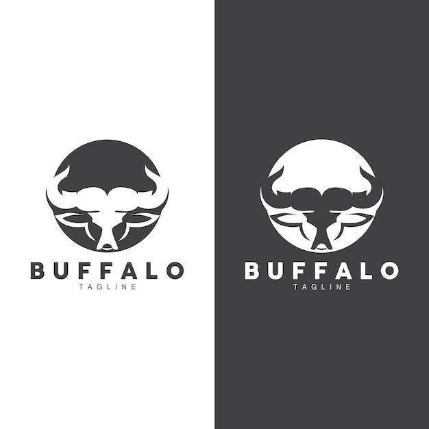 Buffalo Logo Templet Vector Illustration