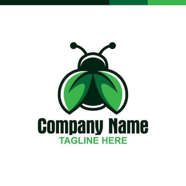 Bug Logo Design Template Inspiration Vector Illustration