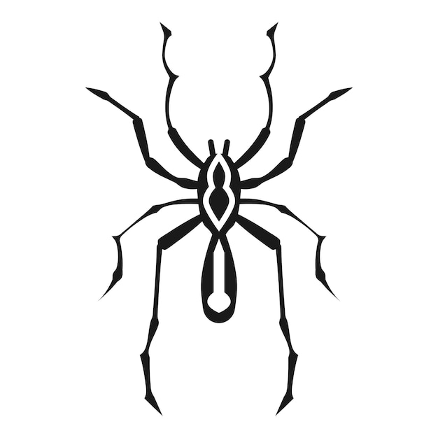 Bug spider icon Simple illustration of bug spider vector icon for web design isolated on white background