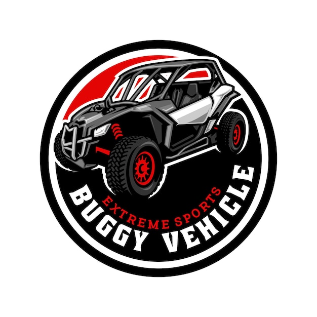 Buggy Extreme Sport illustration logo vector