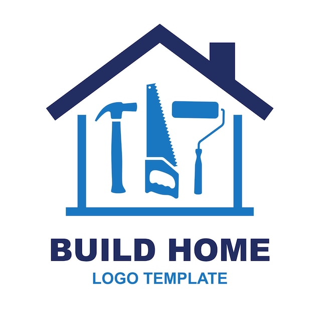 Build home logo for your construction company