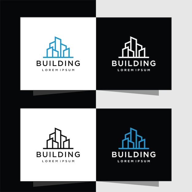 Build premium real estate logo designs for architecture construction apartments