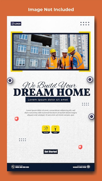 Build Your Dream House Ads Instagram Story Design