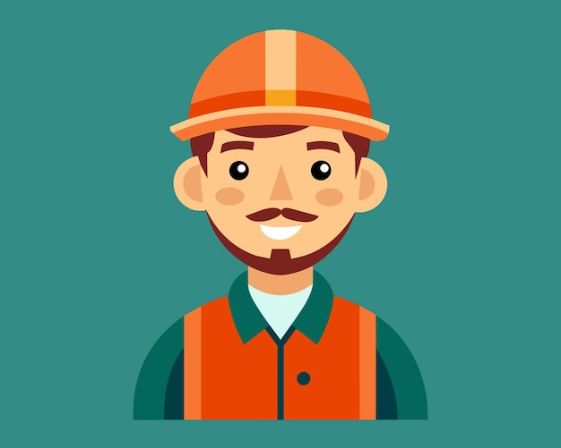 builder mascot vector desing