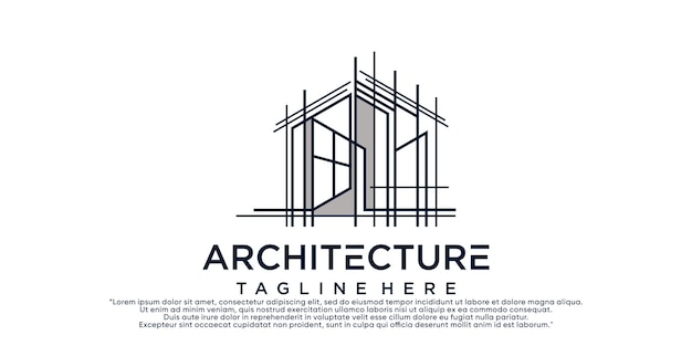 Building architecture logo design inspiration collection of architecture real estate logo Premium Vector