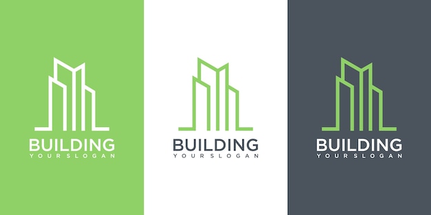 Building construction logo design inspiration. logo design