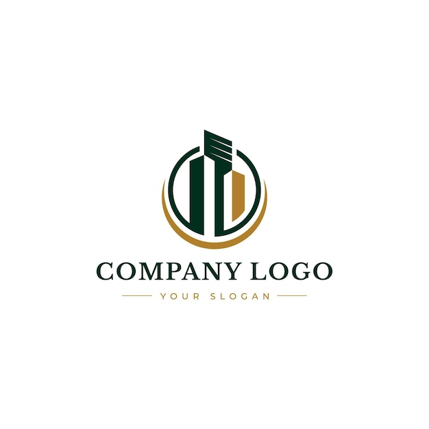 Building construction logo design vector