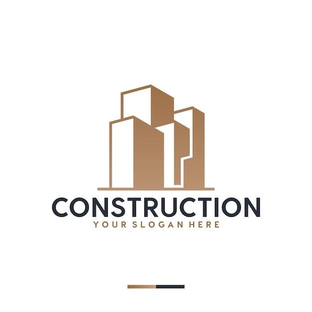 Building construction , structure , logo design inspiration