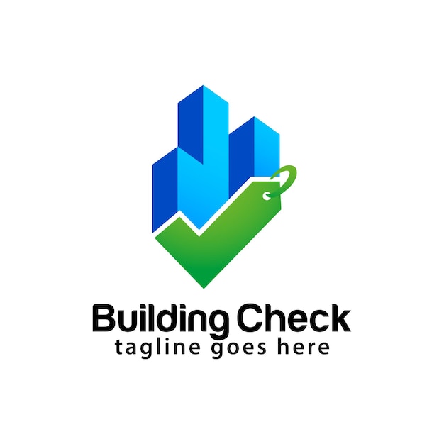 Building inspection logo design template