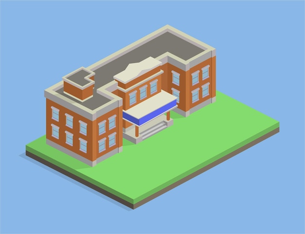 building isometric