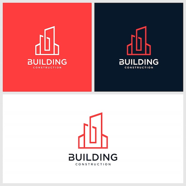 Building logo  concept, architectural, construction