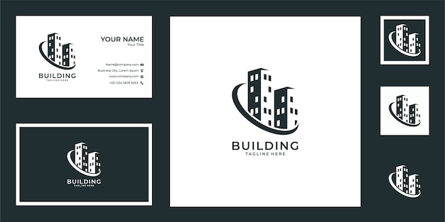 building logo design and business card