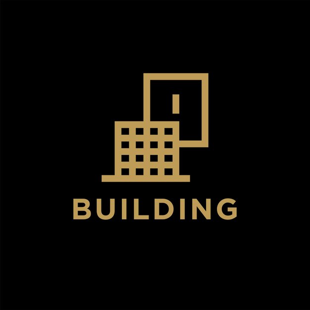 Building logo icon vector image