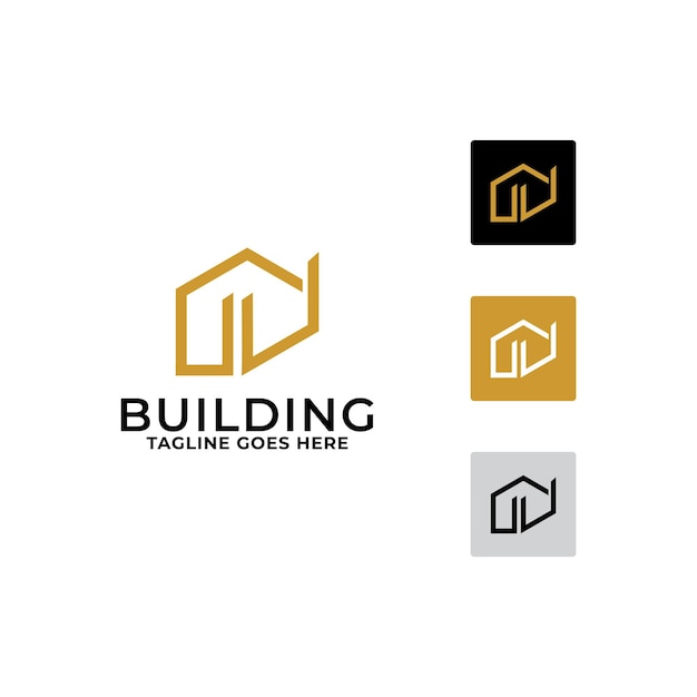 Building logo icon vector template