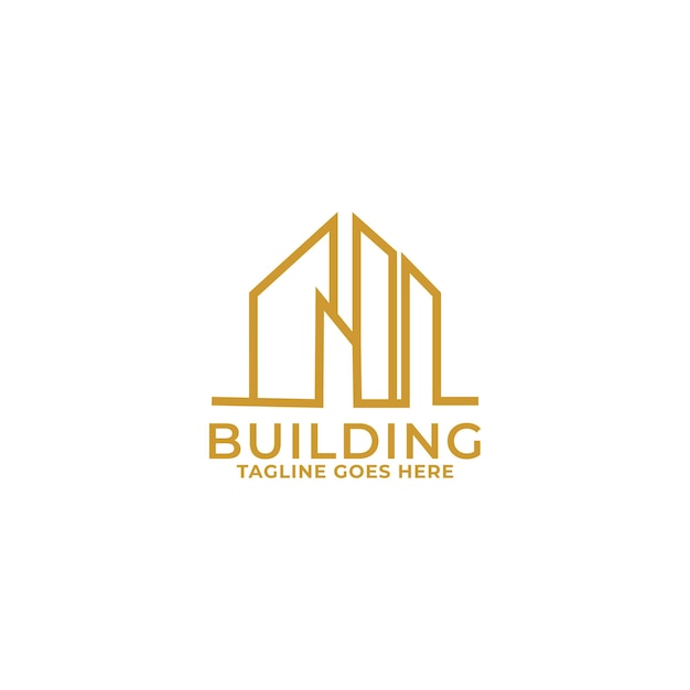 Building logo icon vector template