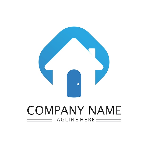 Building logo vector illustration designReal Estate logo template Logo symbol icon