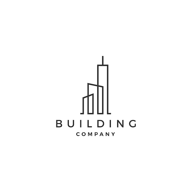 Building logo vector illustration icon download