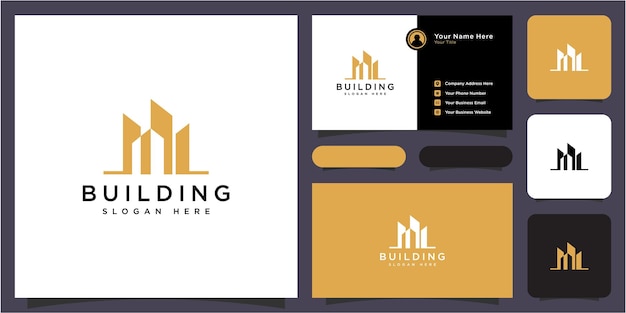 Building logo vectorreal estate logo