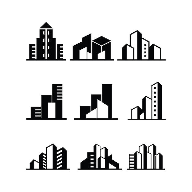 Building and real estate logo design template