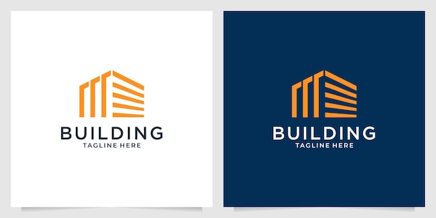 Building real estate modern logo design