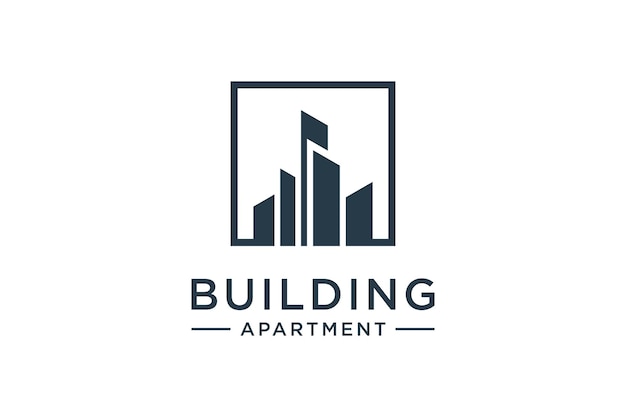 Building square logo design template