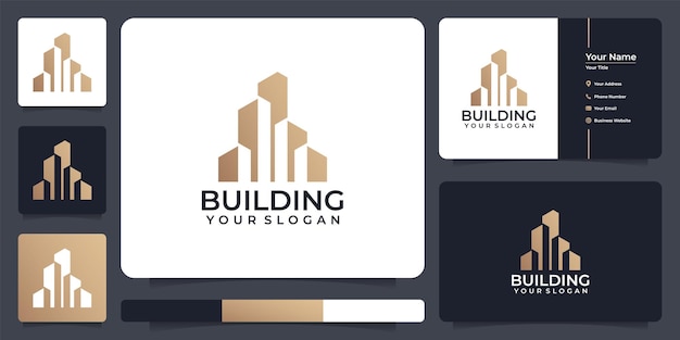 Building unique real estate logo for corporate company