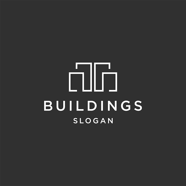 Buildings logo icon design template