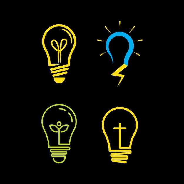 Bulb technology ilustration