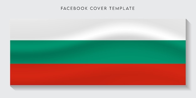 Bulgaria country flag facebook cover background