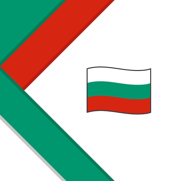 Bulgaria Flag Abstract Background Design Template Bulgaria Independence Day Banner Social Media Post Bulgaria