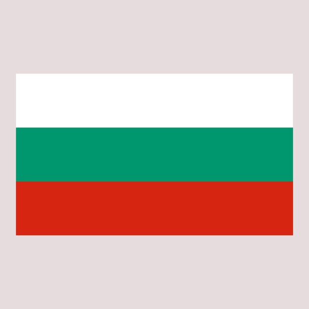 Vector bulgaria flag free vector