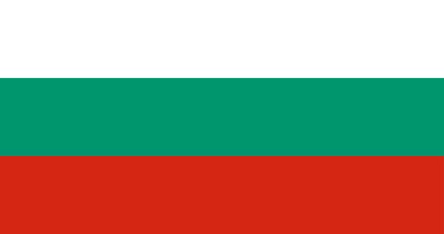 Vector bulgaria flag in vector