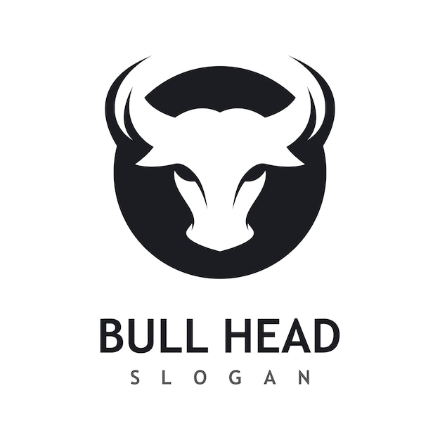 Bull head logo icon