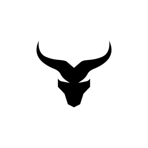 Bull horn logo symbols vector template