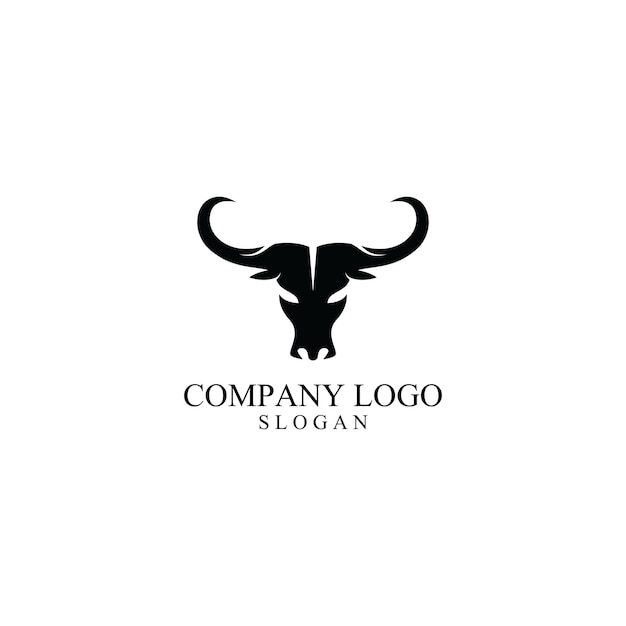 BULL Horn Logo Template