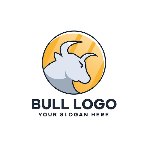 Bull Illustration Logo