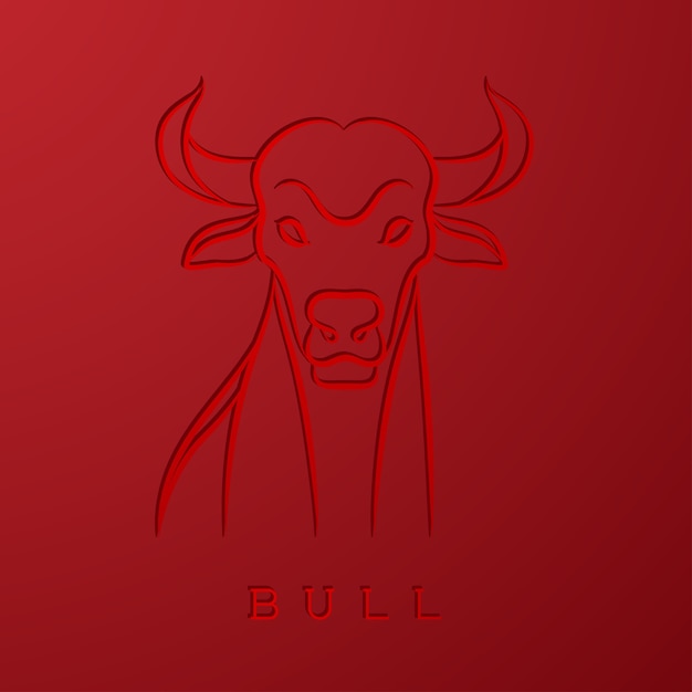 Bull illustration 