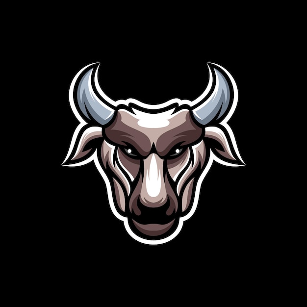 bull logo design illustration