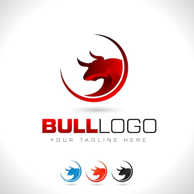 Bull Logo Design Minimal Modern Bull Logo