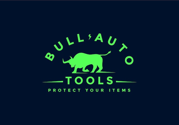 Bull logo suitable for tools shops and others