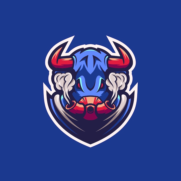 Bull premium vector