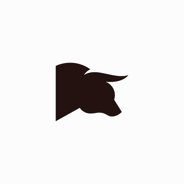 Bull Taurus Logo icon Template vector illustration