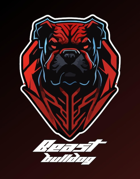 Bulldog Esport Gaming Logo