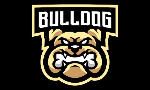 Bulldog Esports Mascot Logo Design-01