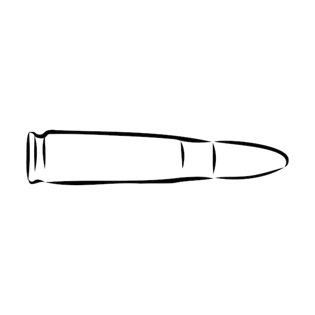 Bullet doodle style bullet vector