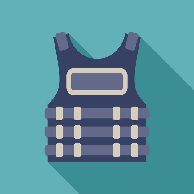 Vector bulletproof vest providing protection from gun violence