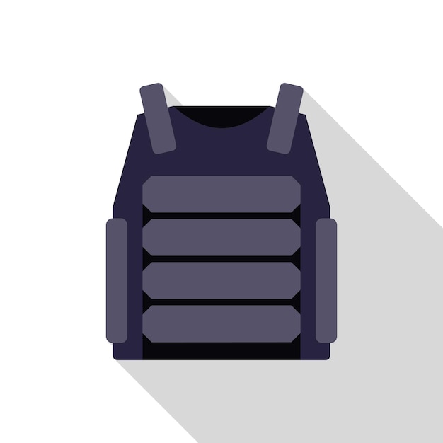 Vector bulletproof vest providing protection from gunfire