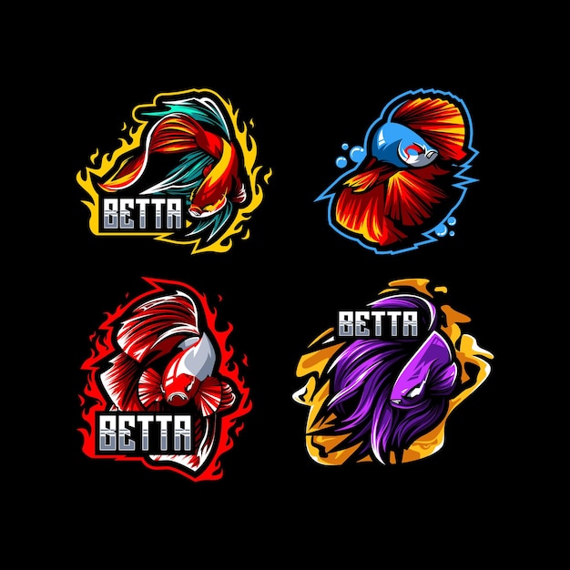 Bundle betta logo sport design